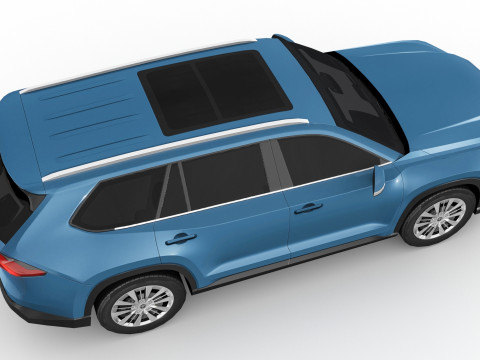 Toyota Grand Highlander 2024 3D Модель