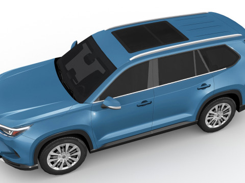 Toyota Grand Highlander 2024 3D Модель