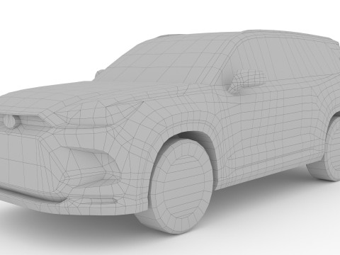 Toyota Grand Highlander 2024 3D Модель