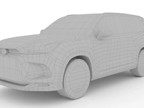 Toyota Grand Highlander 2024 Modello 3D