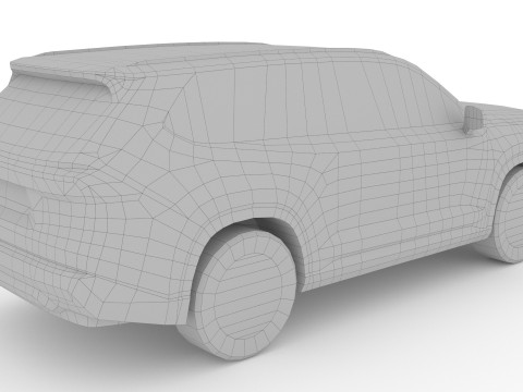 Toyota Grand Highlander 2024 3D Модель