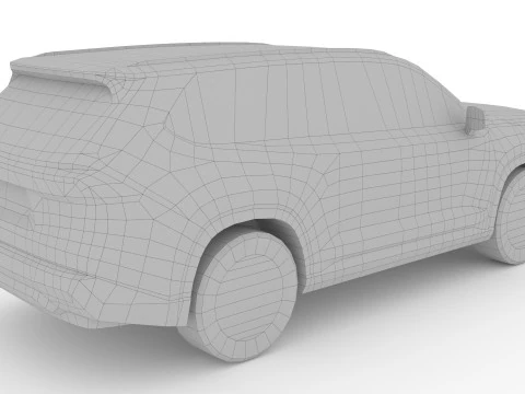 Toyota Grand Highlander 2024 Modello 3D