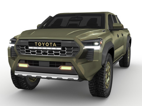 Toyota Tacoma Trailhunter 2024 3D Model