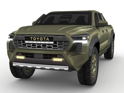 Toyota Tacoma Trailhunter 2024 3D Model
