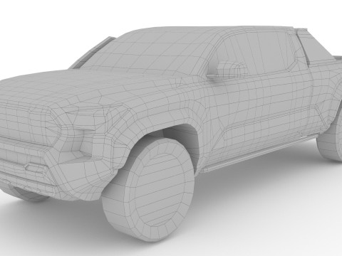 Toyota Tacoma Trailhunter 2024 3D Model