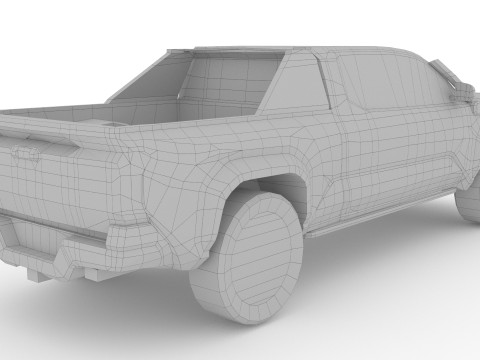 Toyota Tacoma Trailhunter 2024 3D Model