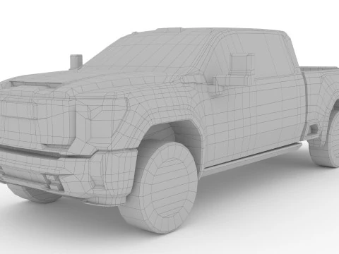 GMC Sierra Denali 2500HD 2025 Modello 3D