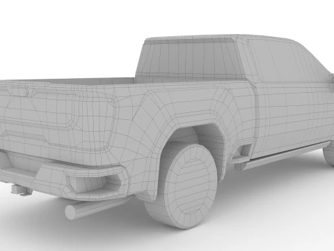 GMC Sierra Denali 2500HD 2025 Modello 3D
