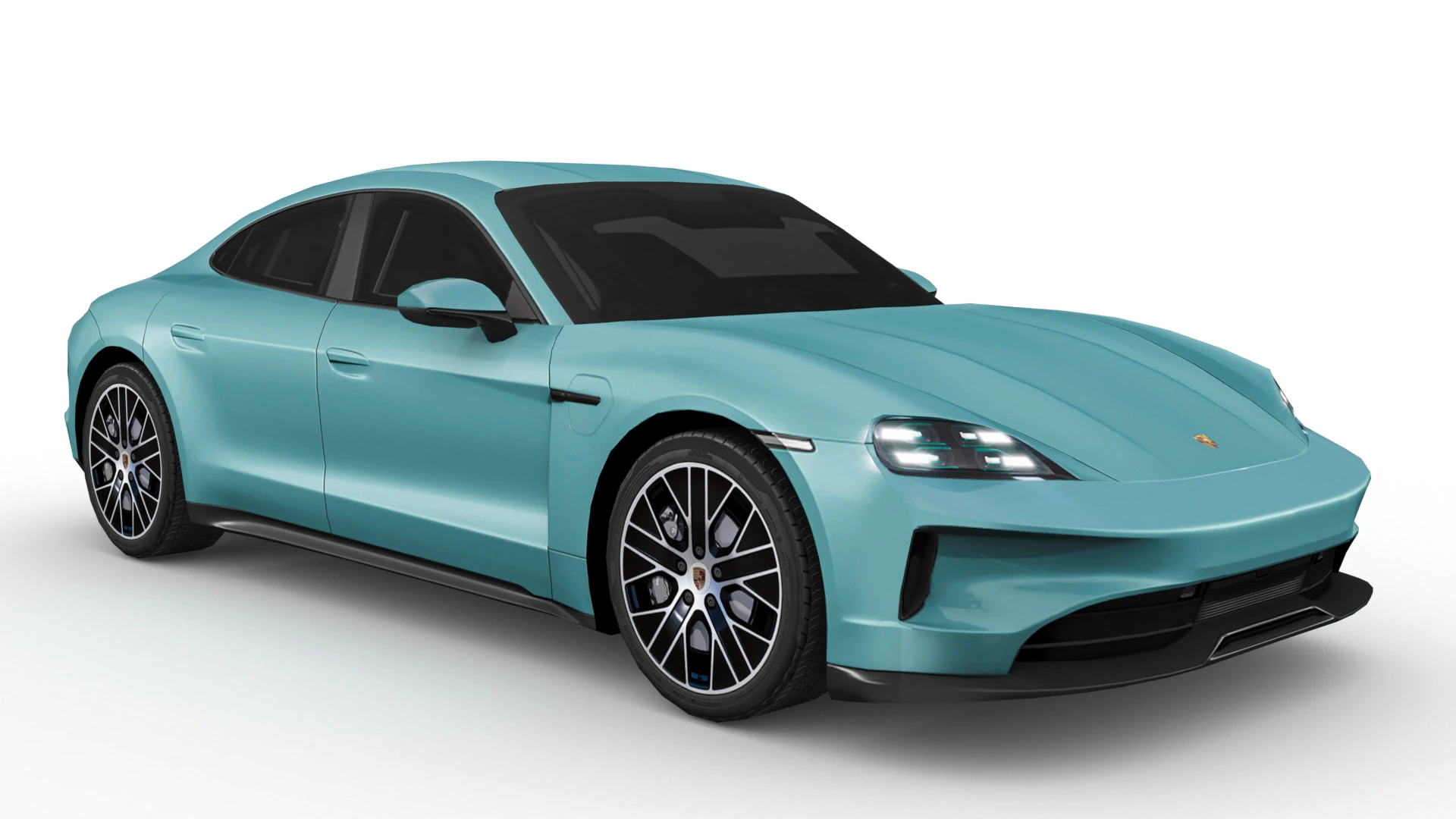 Porsche Taycan 2024 3D Model .c4d .max .obj .3ds .fbx .stl .blend