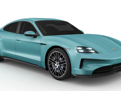 Porsche Taycan 2024 Modello 3D