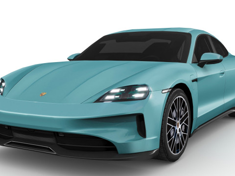 Porsche Taycan 2024 Modelo 3D