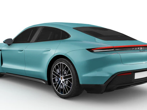 Porsche Taycan 2024 3D Model