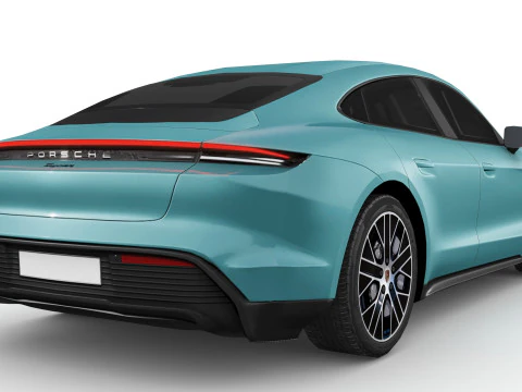 Porsche Taycan 2024 3D Model