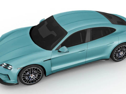 Porsche Taycan 2024 3D Model