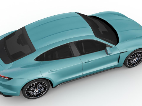 Porsche Taycan 2024 Modelo 3D