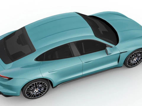 Porsche Taycan 2024 3D Model