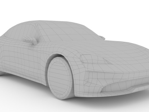 Porsche Taycan 2024 Modelo 3D