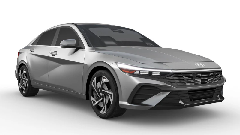 现代伊兰特 2024 3D 模型 .c4d .max .obj .3ds .fbx .stl .blend 