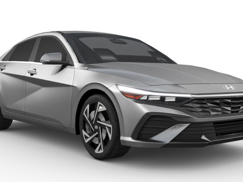 ヒュンダイ エラントラ 2024 3Dモデル