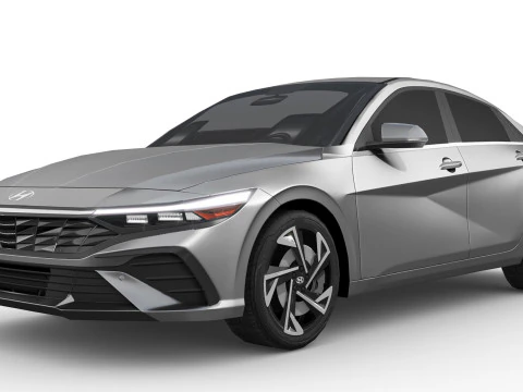 现代伊兰特 2024 3D 模型