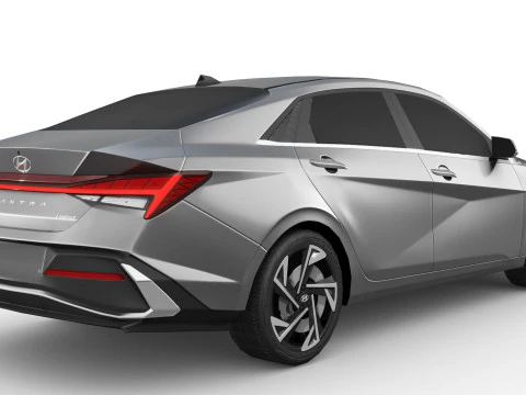 现代伊兰特 2024 3D 模型