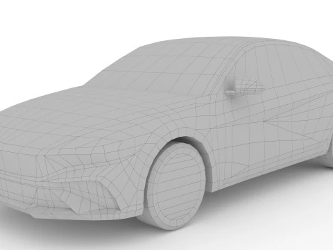 现代伊兰特 2024 3D 模型