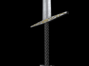 sword low poly 3D मॉडल