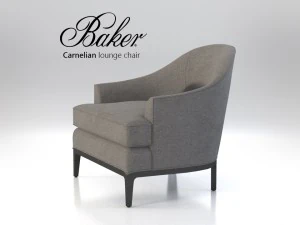 B&auml;cker Karneol Loungesessel 3D Modell