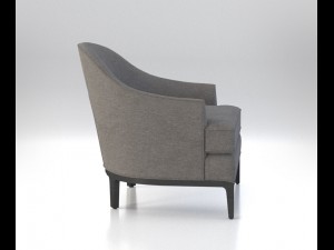 baker carnelian lounge chair 3D Model