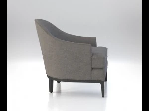 baker carnelian lounge chair 3D Model