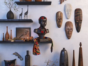 africa 3D 모델