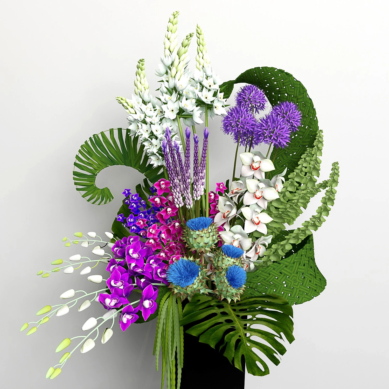 bouquet 3D Model .c4d .max .obj .3ds .fbx .stl .blend 