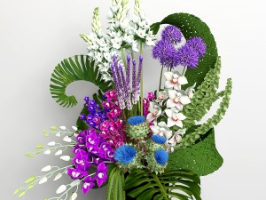 bouquet 3D 모델