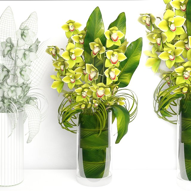 bouquet 2 Modello 3D .c4d .max .obj .3ds .fbx .stl .blend