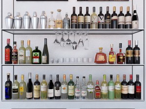 bottles 3D 모델