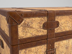 thomasville travelers trunk coctail table Modelo 3D
