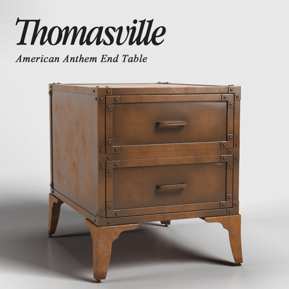 thomasville american anthem end table 3D Model .c4d .max .obj .3ds .fbx .stl .blend
