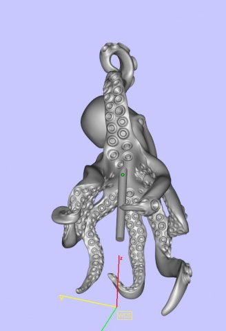 Download replica carreraycarrera pendant octopus 3D Model