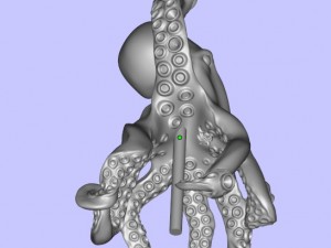 replica carreraycarrera pendant octopus Model 3D