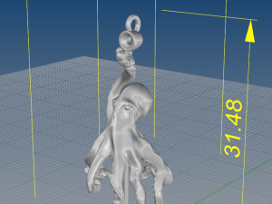 replica carreraycarrera earrings octopus 3D Model