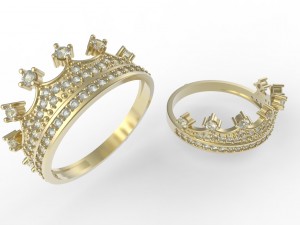 crown ring 3D Model
