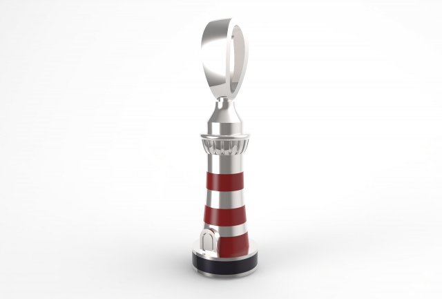 lighthouse pendant 3D Print Model .c4d .max .obj .3ds .fbx .lwo .lw .lws
