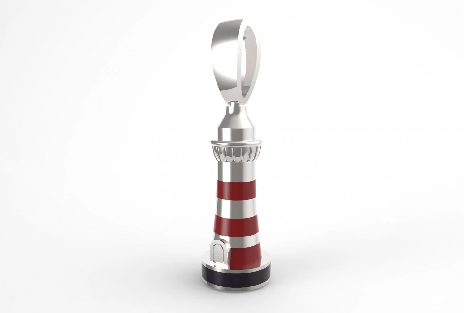 lighthouse pendant 3D Print Model .c4d .max .obj .3ds .fbx .stl .blend