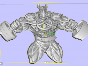 power rhino Modelo de Impressão 3D
