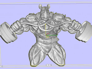 power rhino 3D Print Model