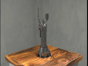 Kiev city motherland 3D Model