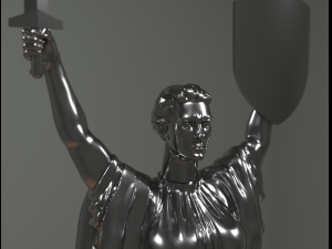 Kiev city motherland 3D Model