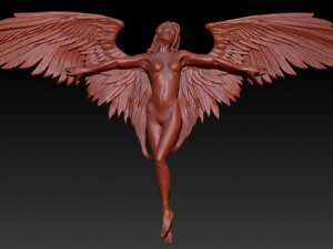 golden angel 3D Print Model