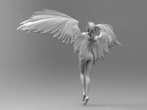golden angel 3D Print Model