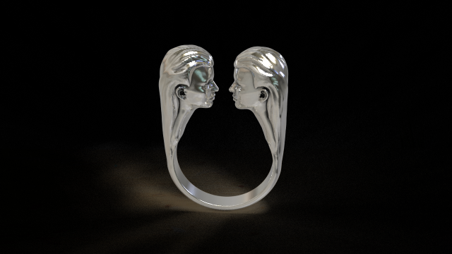 ring-faces 3D Baskı Modeli .c4d .max .obj .3ds .fbx .stl .blend 